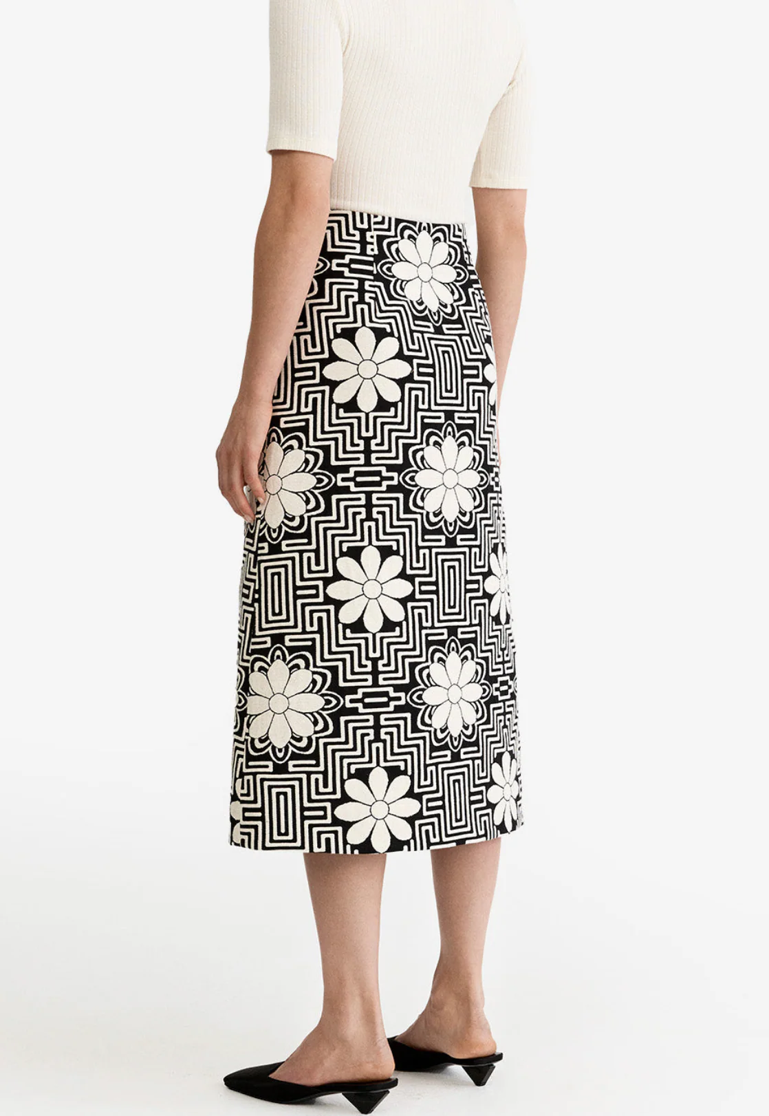 A-Line Midi Skirt - Image 2