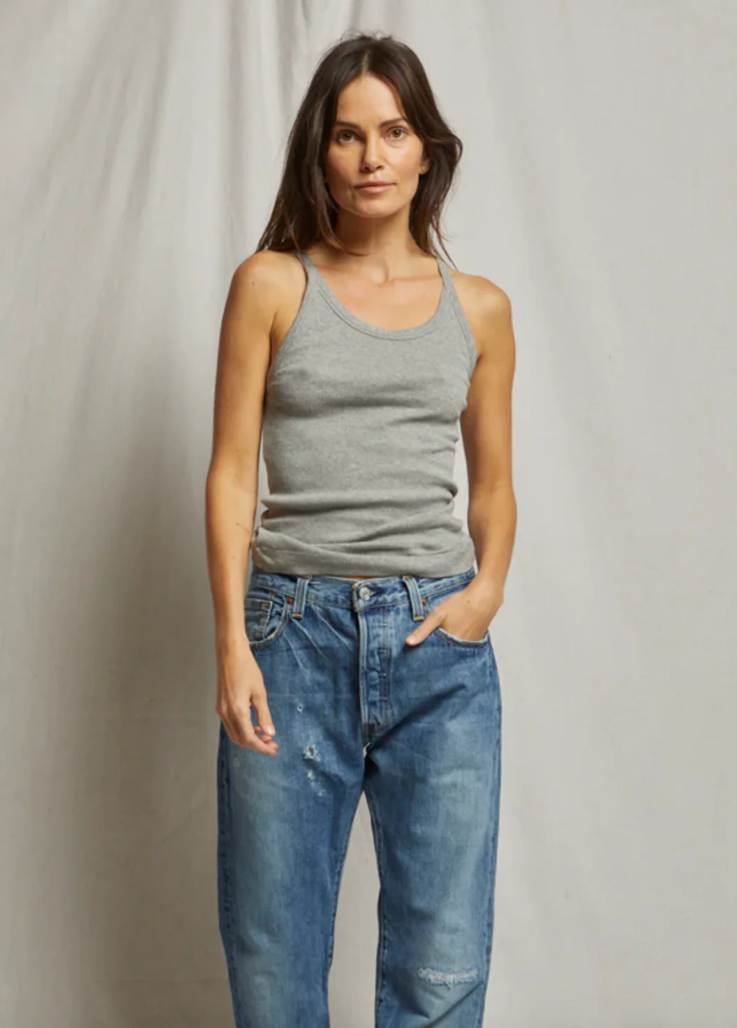 Annie Ribbed Tank - Image 8