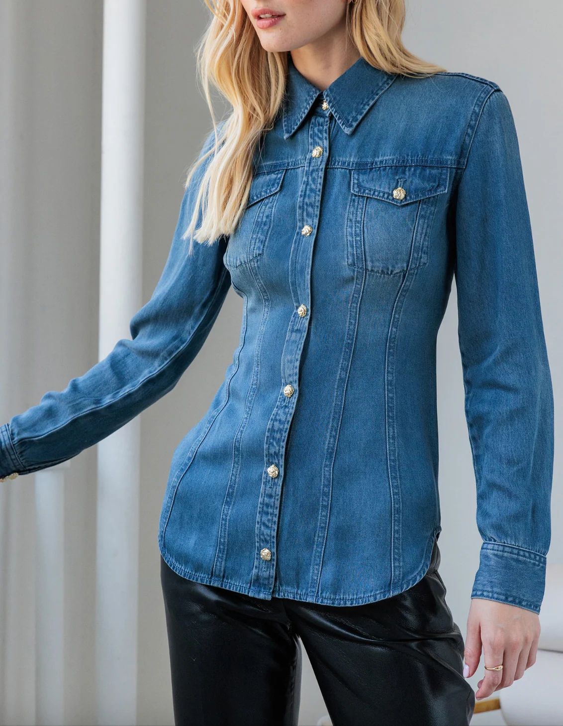 Antoinette Denim Skirt - Image 3