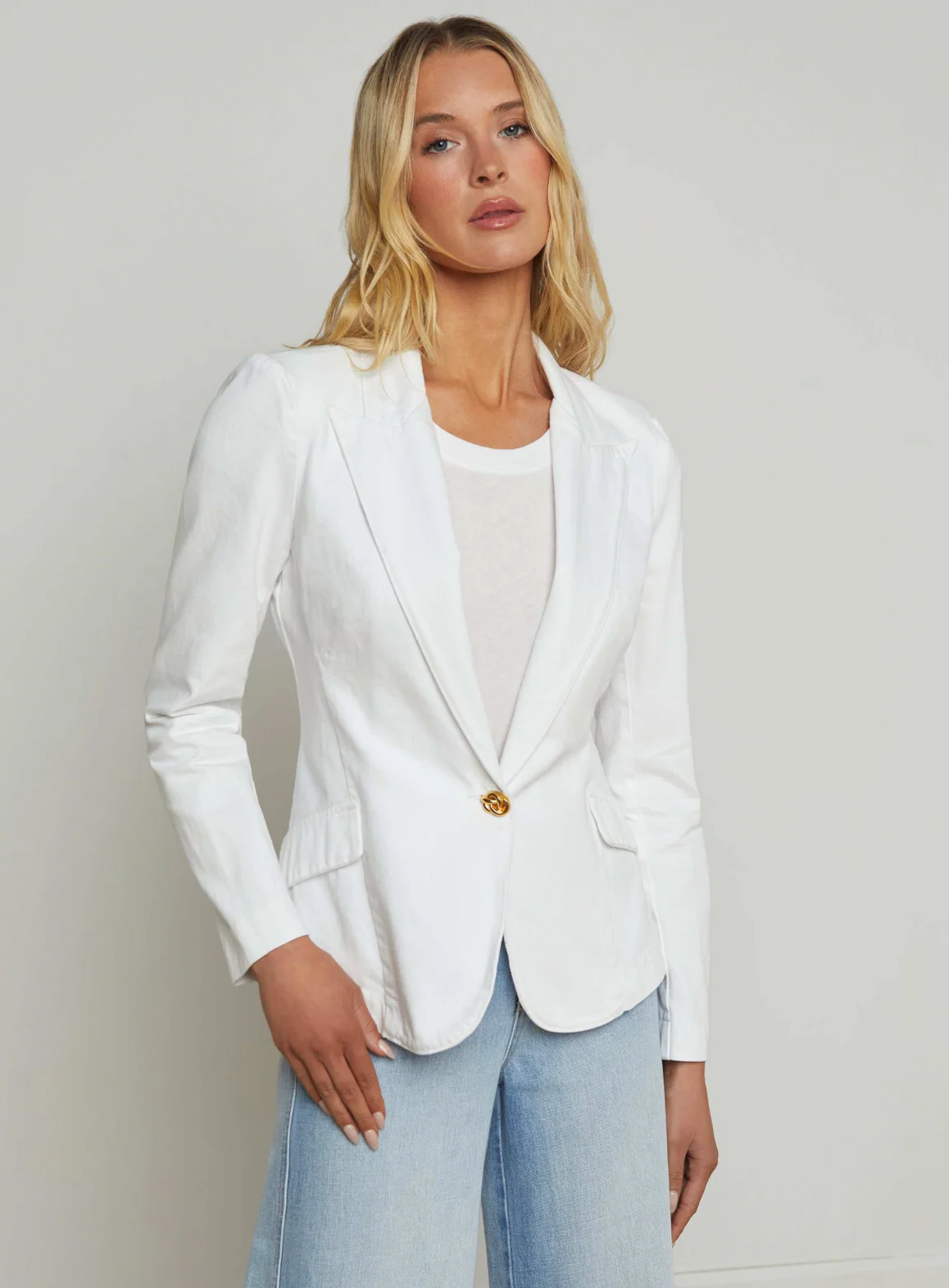 Baldwin Blazer in Denim - Image 8