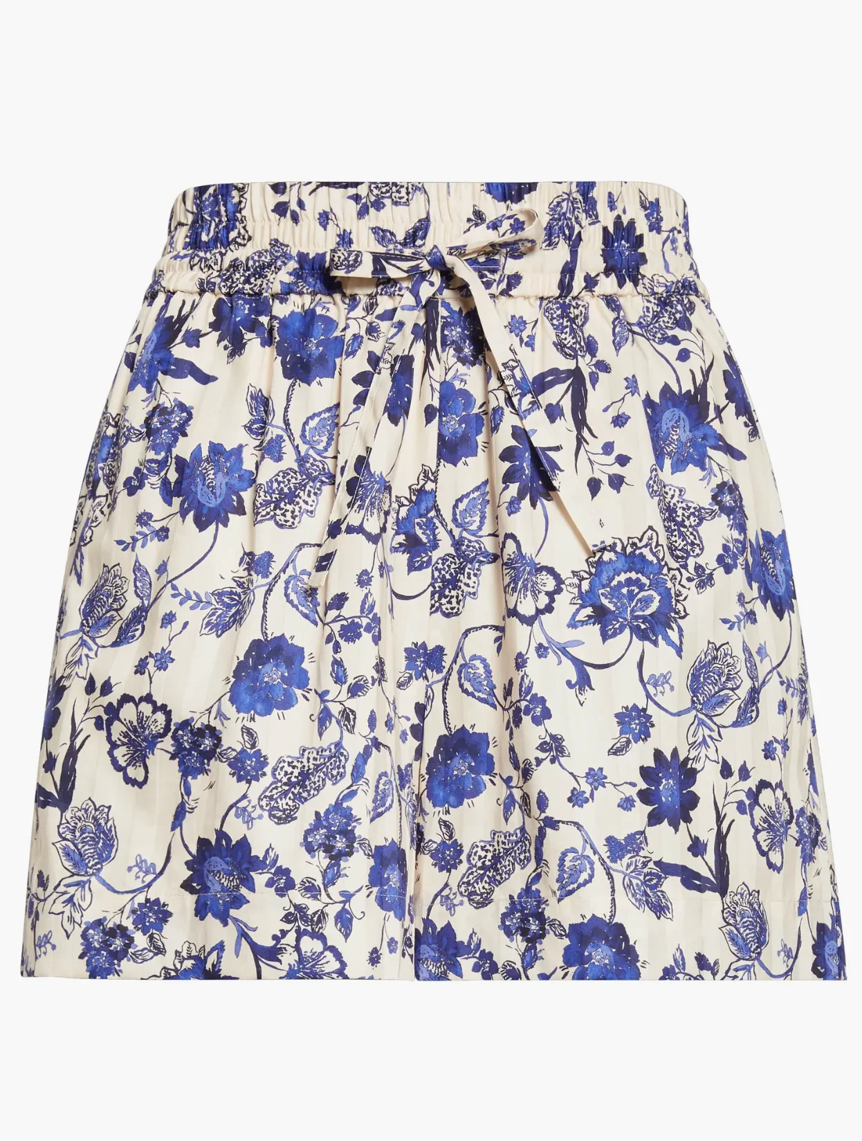 Belen Printed Satin Stripe Pull On Short - Image 4