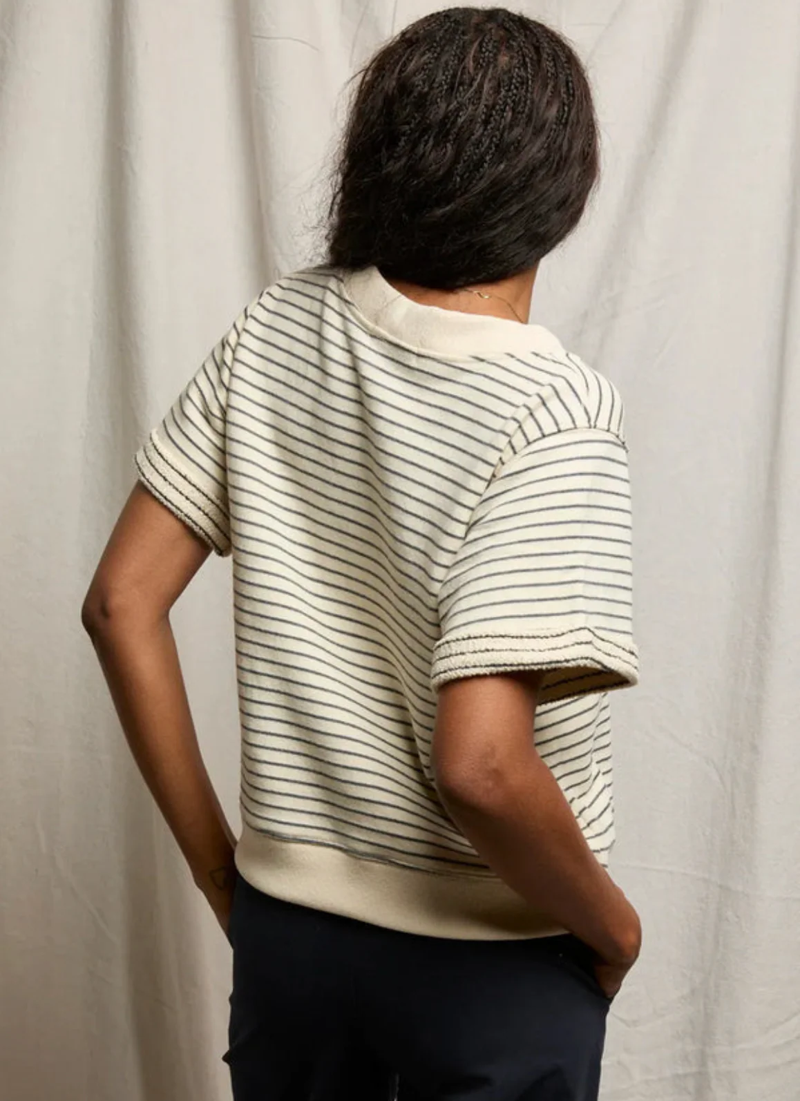 Briggs French Terry Short Sleeve Sweatshirt - Image 4