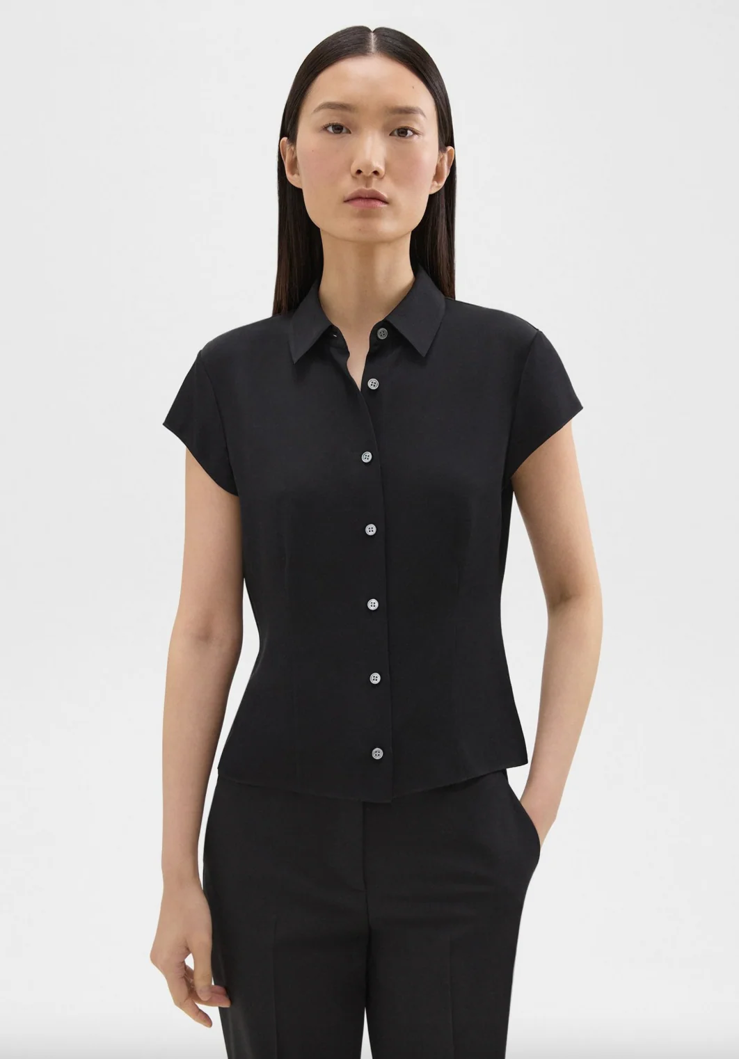 Cap Sleeve Blouse - Image 4