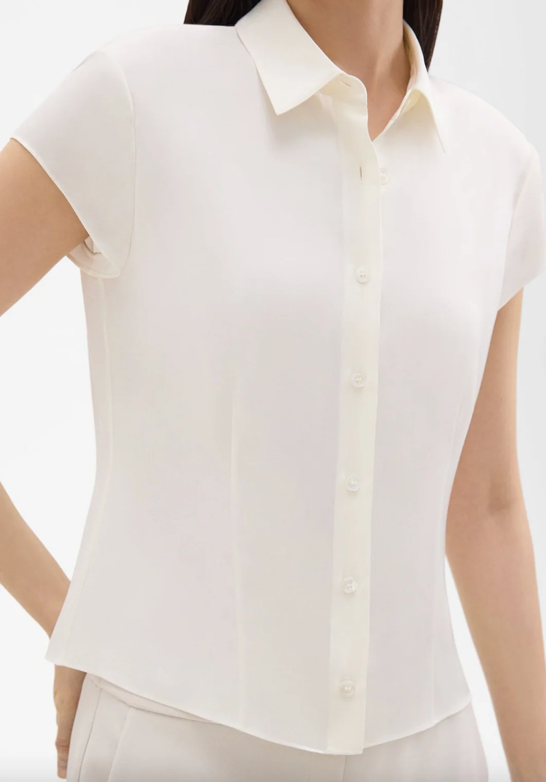 Cap Sleeve Blouse - Image 6