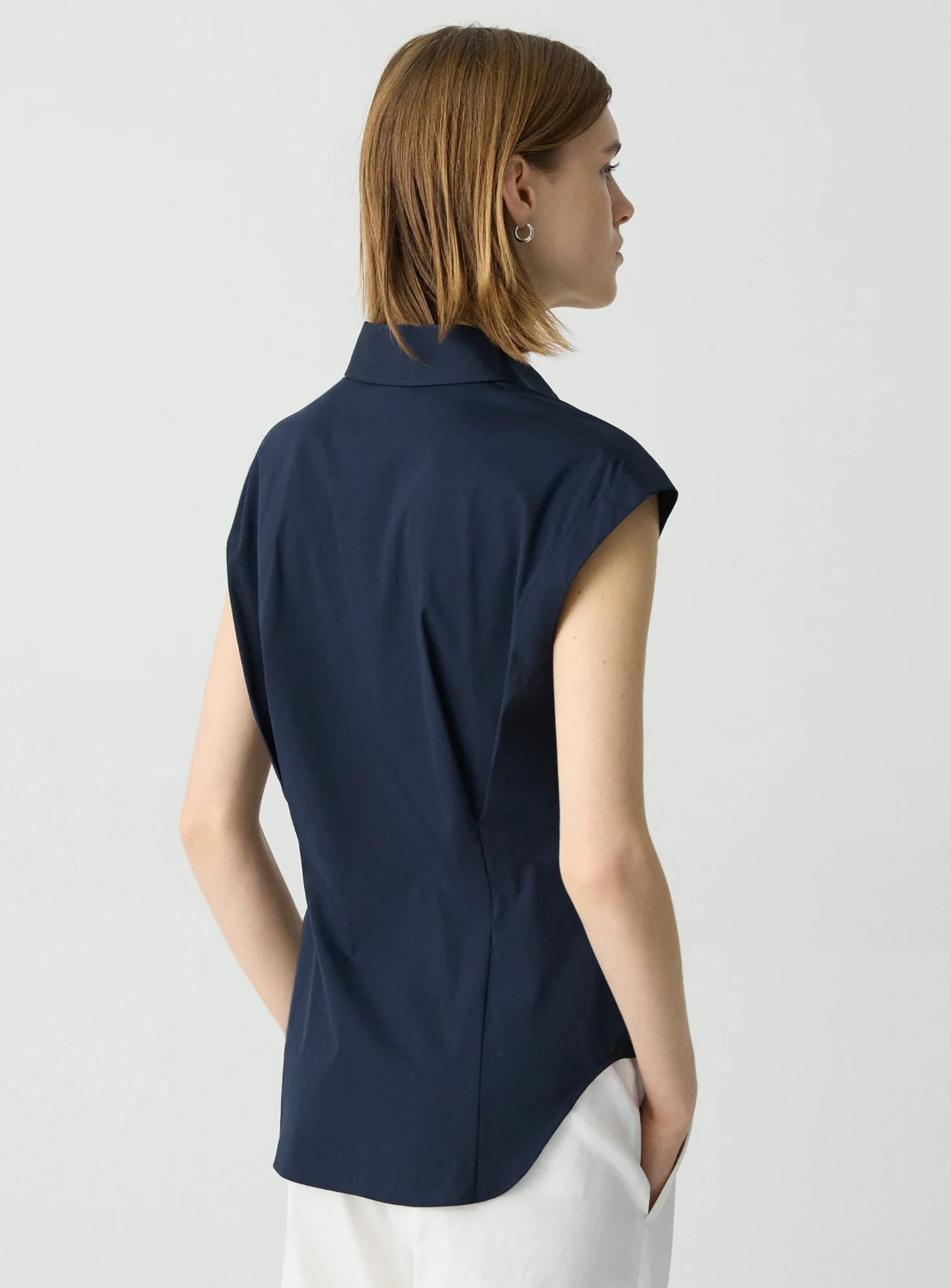Cap Sleeve Button Up - Image 7
