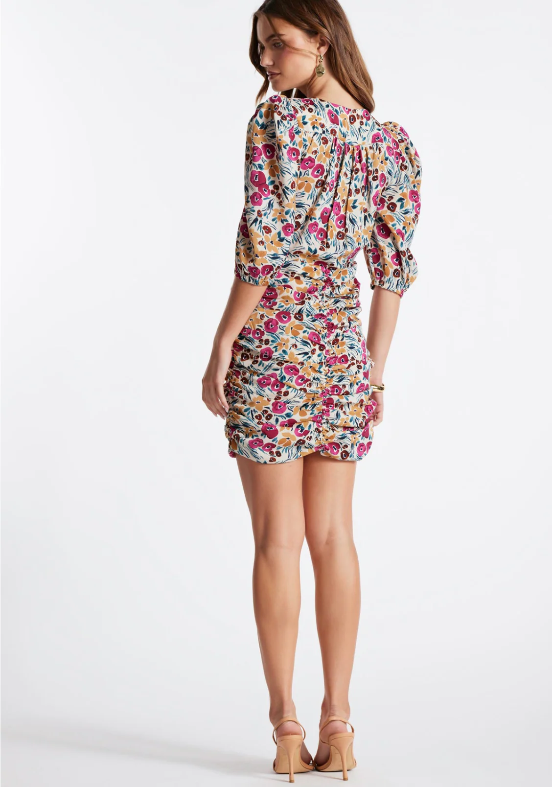 Carly Ruched Front Dress - Image 4