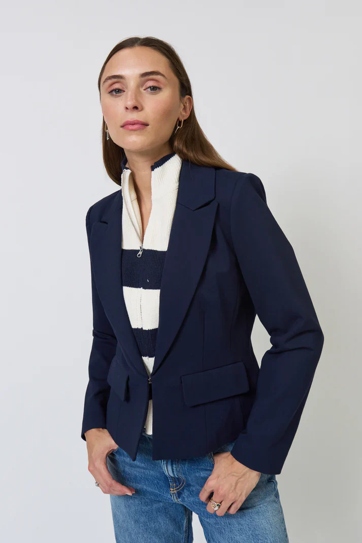 Chelsea Rugby Stripe Sweater Dickey Jacket - Image 2