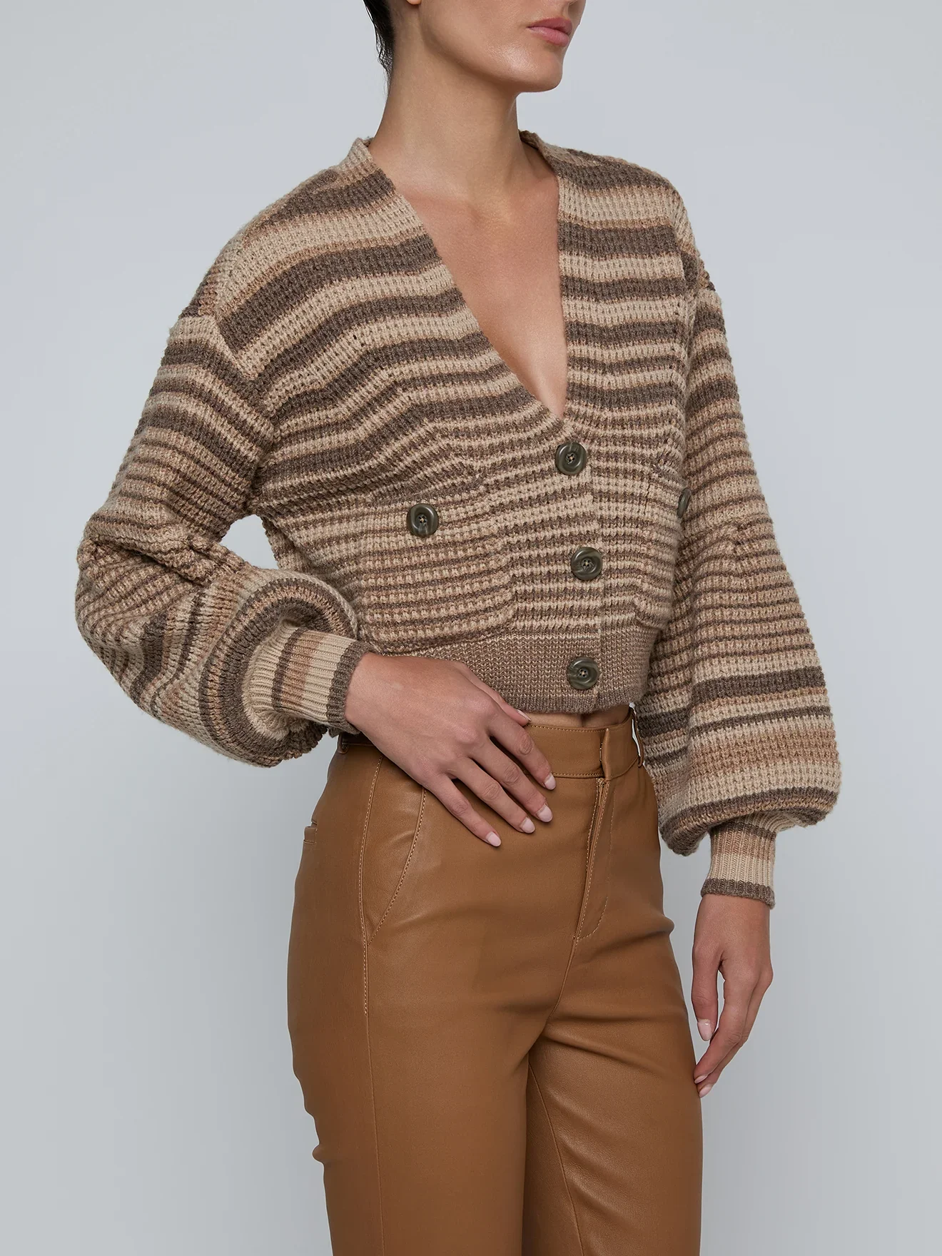 Christabel Stripe Cardigan - Image 3