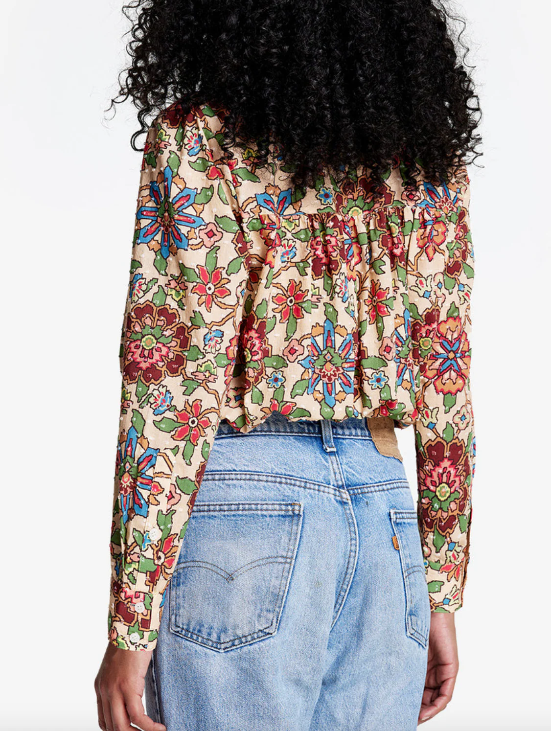 Classic Shirred Blouse - Image 3