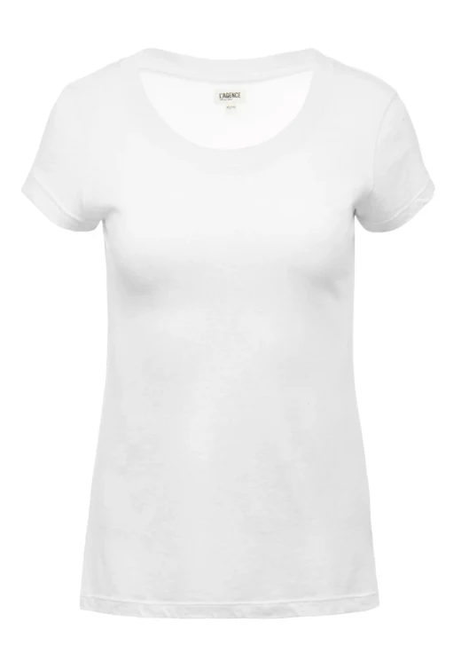 Cory Cotton Scoopneck Tee - Image 10