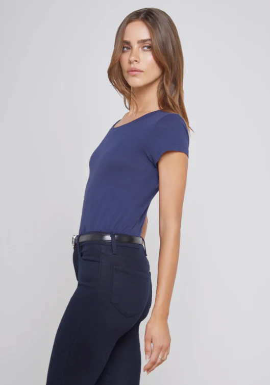 Cory Cotton Scoopneck Tee - Image 5