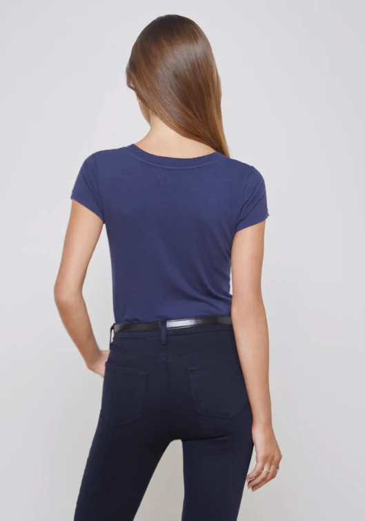 Cory Cotton Scoopneck Tee - Image 6