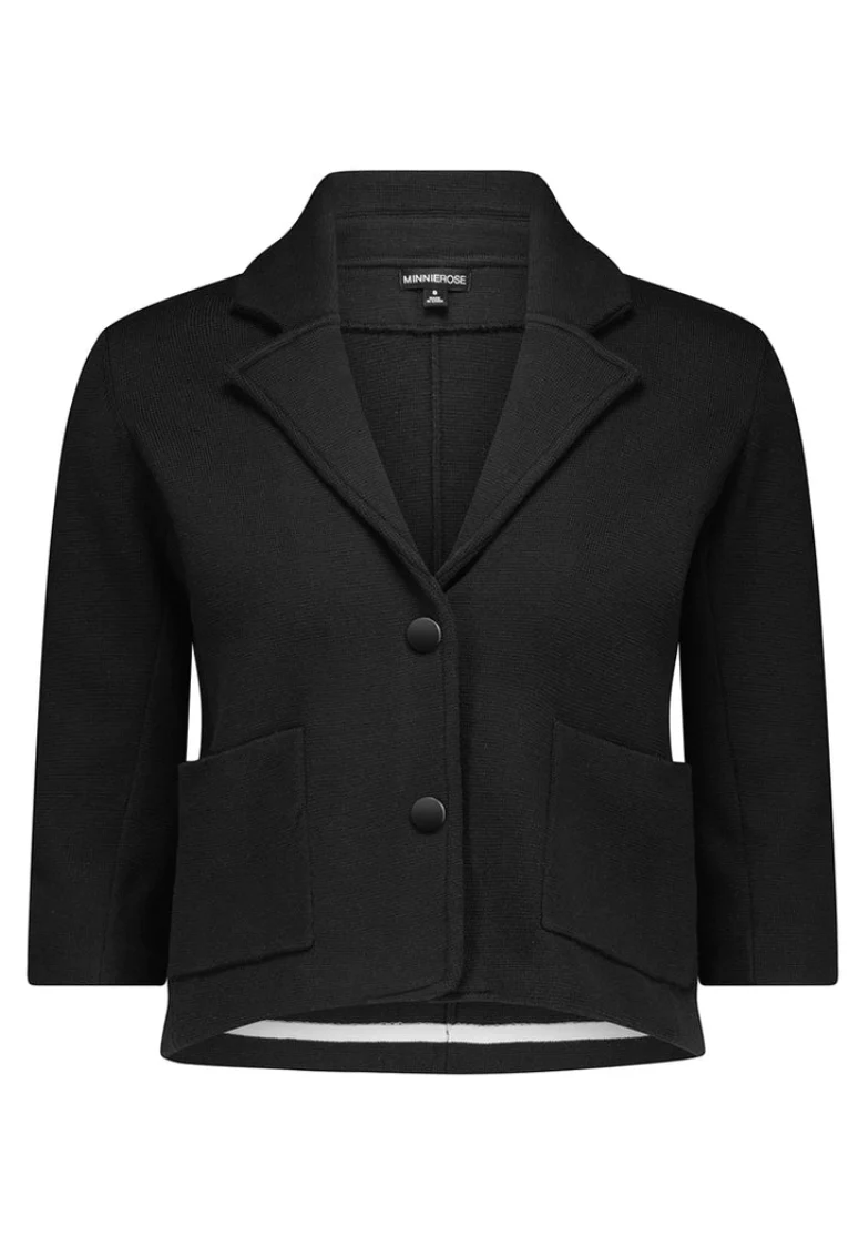 Cotton Blend Shrunken Blazer - Image 7