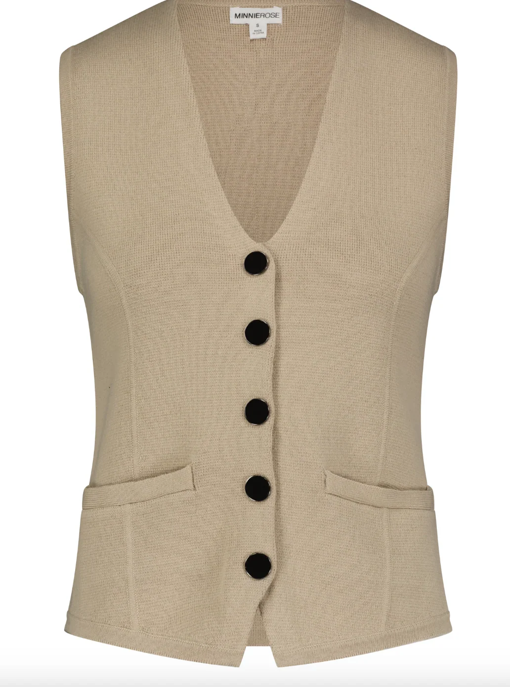 Cotton Blend Vest with Snaps - Image 10