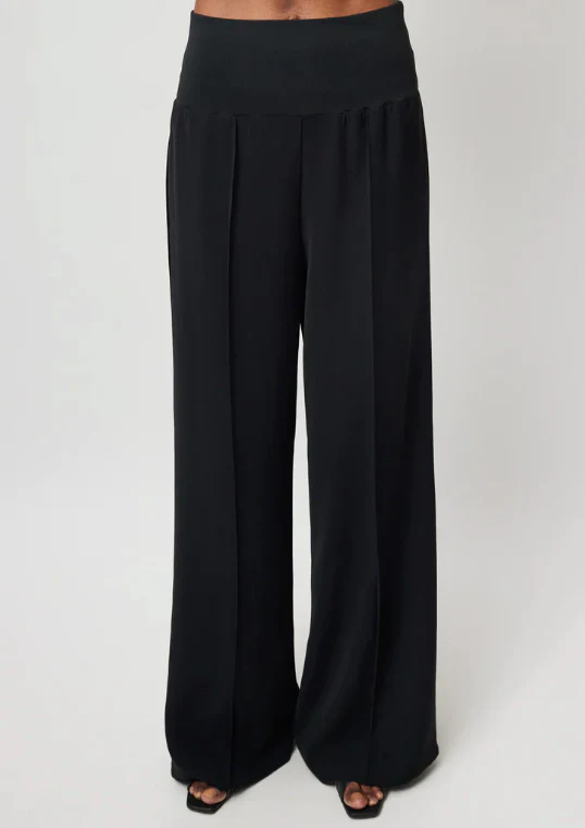 Crepe Twill Palazzo Pants - Image 3