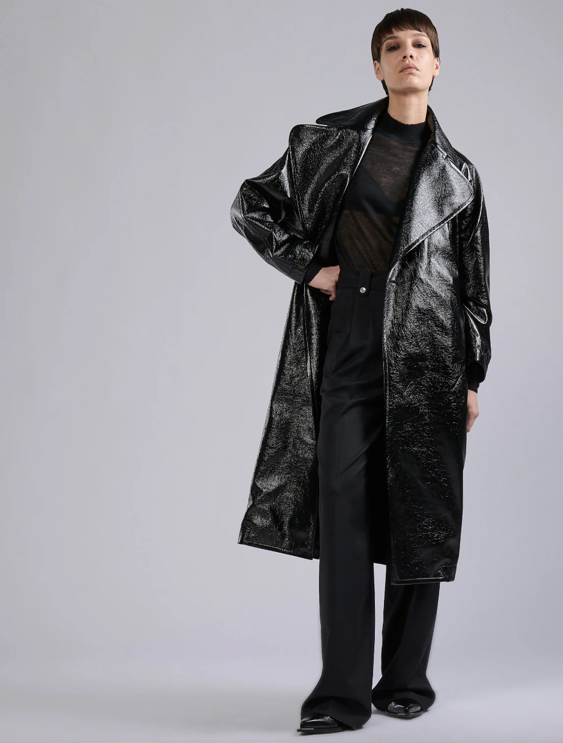 Crinkle Texture Trench - Image 3