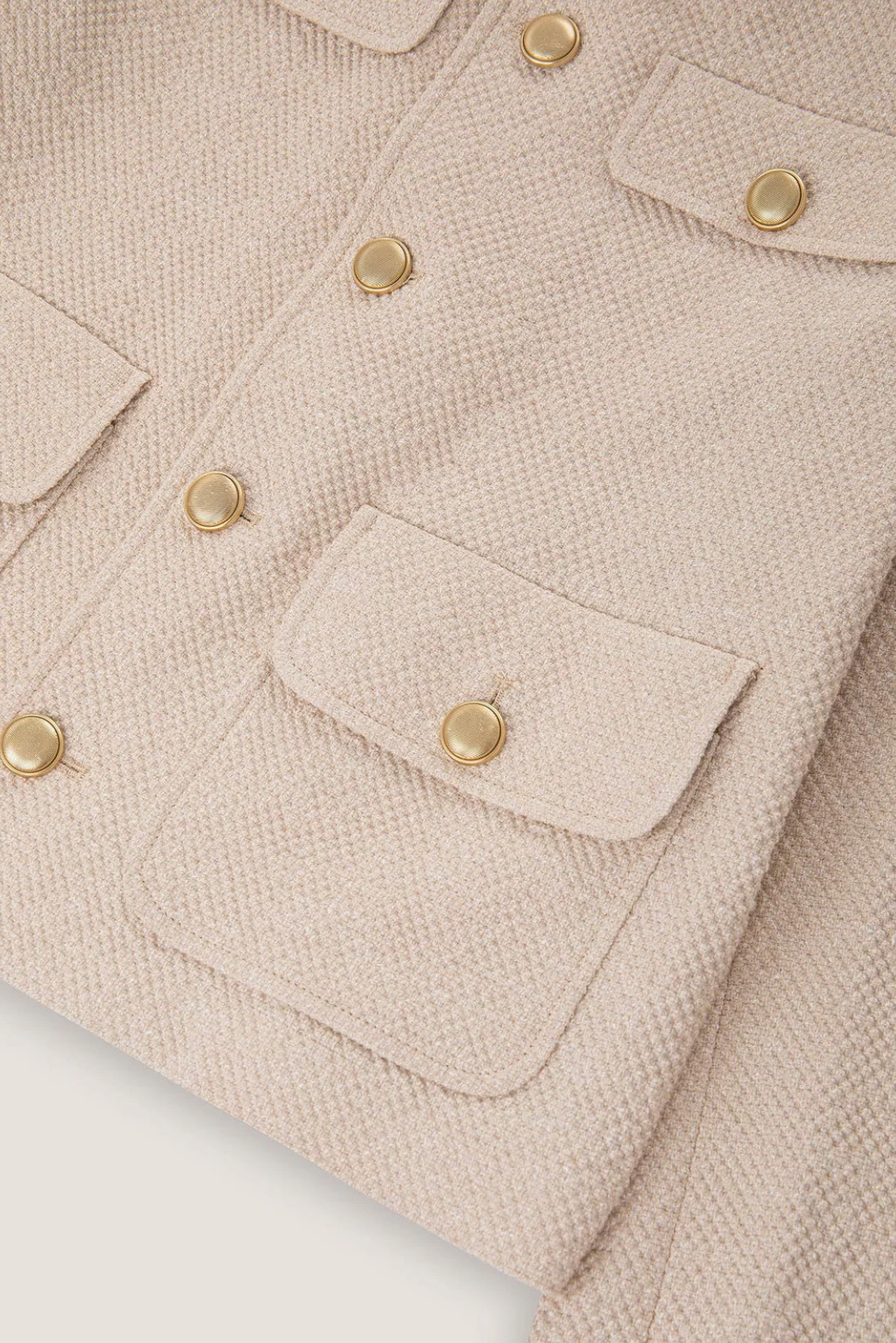 Cropped Jacket in Knit Bistretch - Image 2
