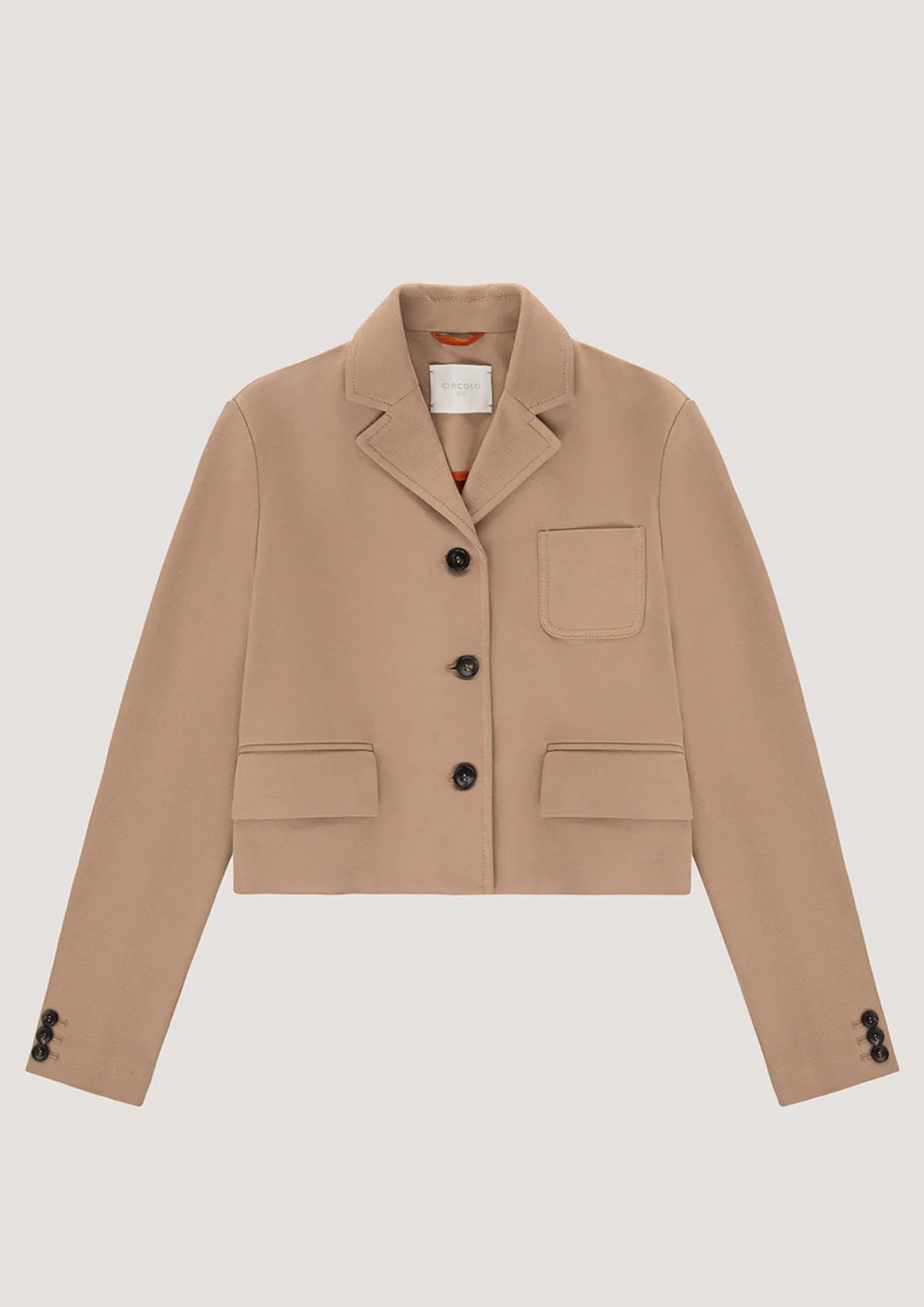 Cropped Jacket, Piquet - Image 3