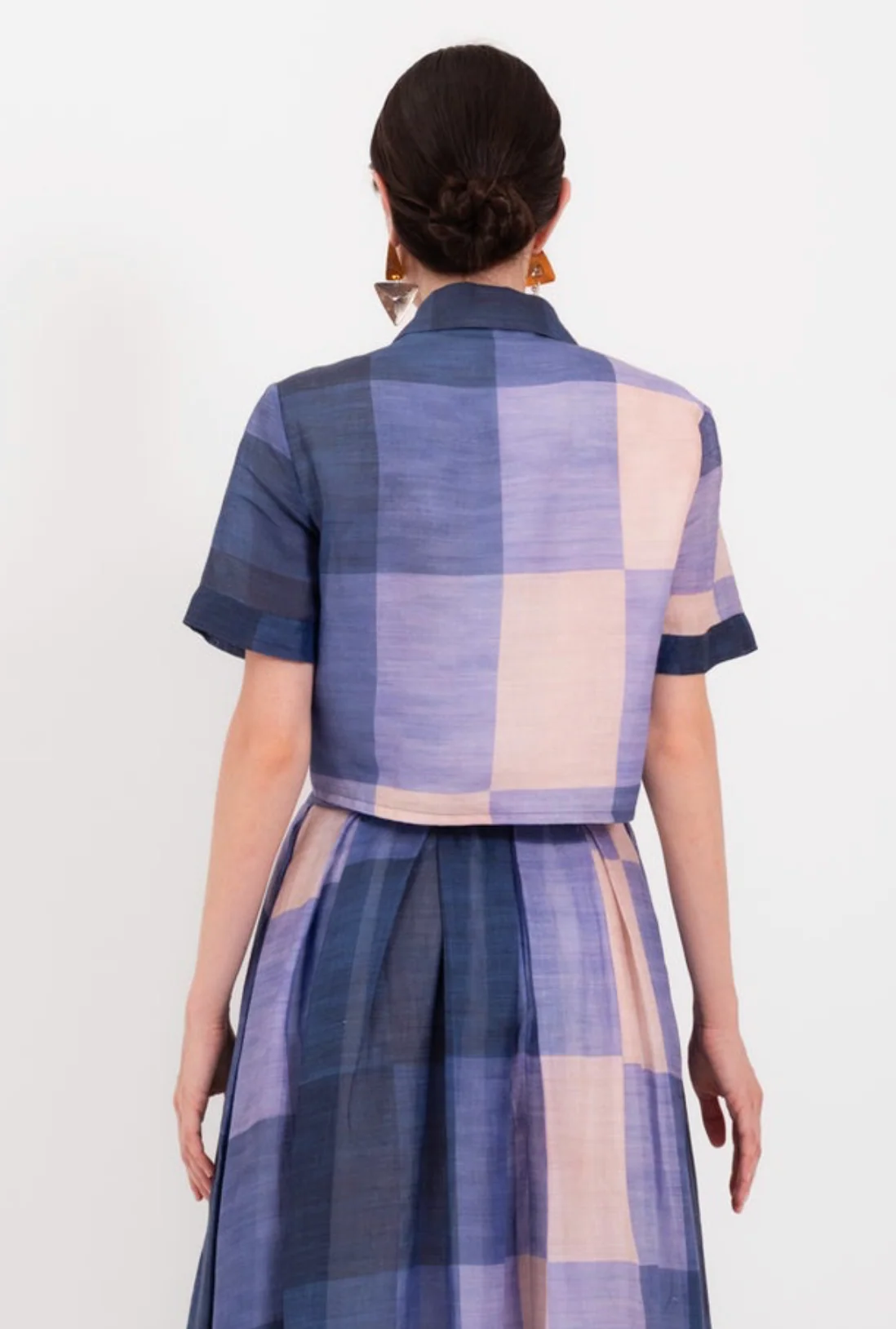 Cropped Tie Front Top - Image 3