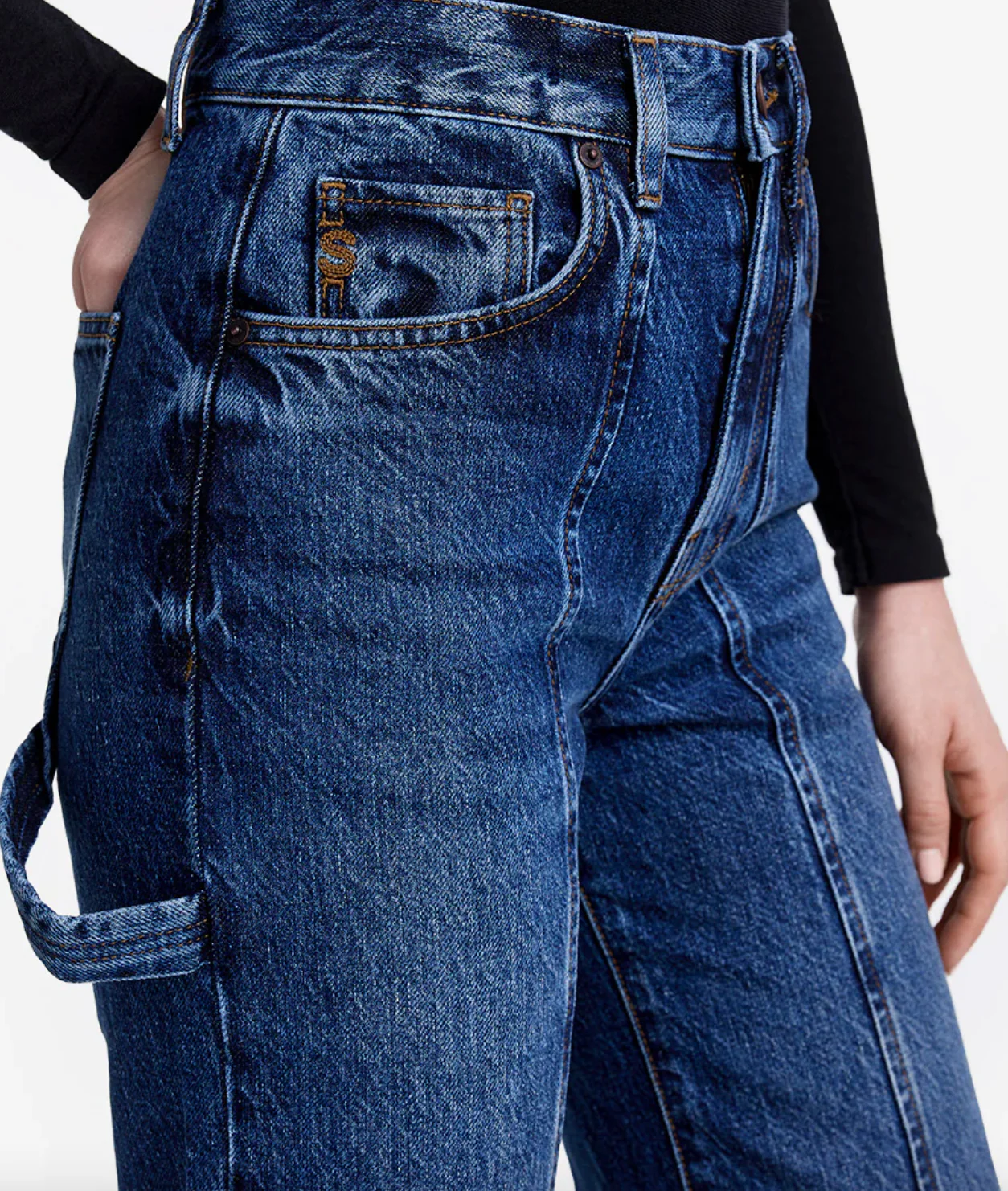 Dove Carpenter High Rise Wide Leg Jean - Image 4