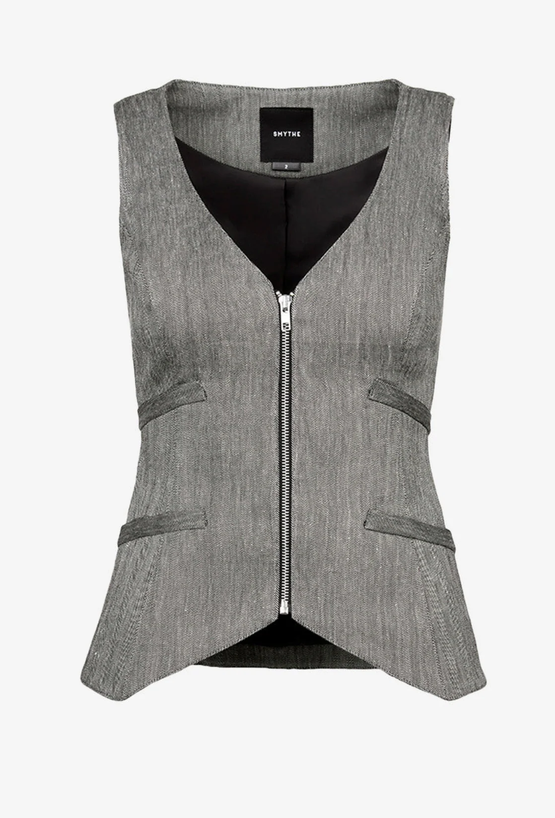 Exposed Zip Waistcoat - Image 2