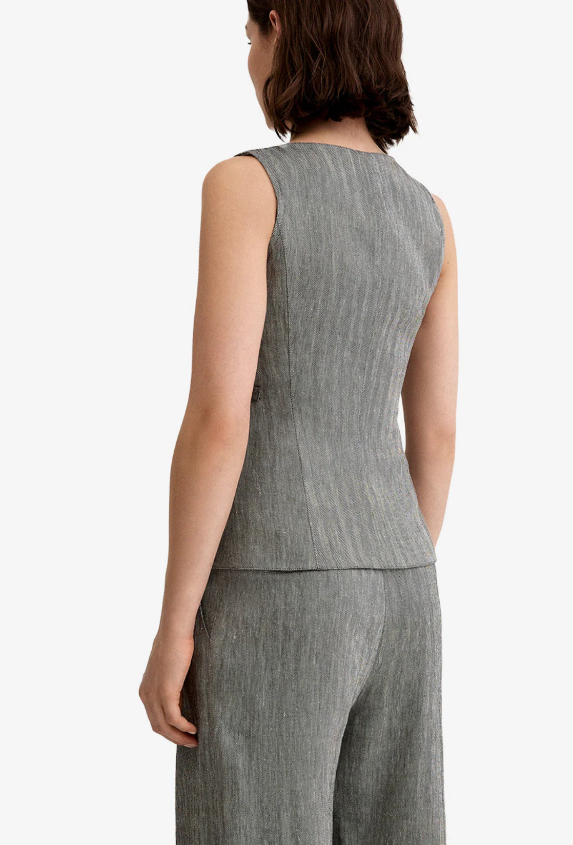 Exposed Zip Waistcoat - Image 3