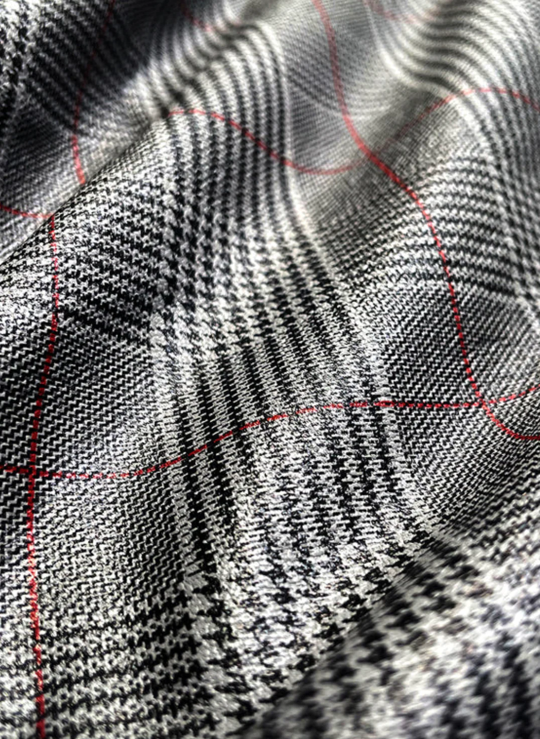 Faux Leather Plaid Legging - Image 4