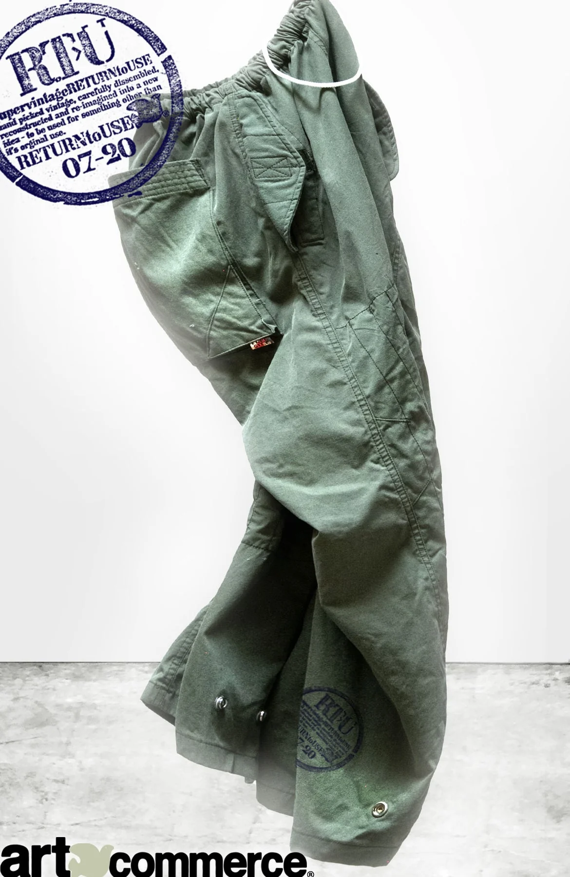 Flap/Snap Karate Bag Pant - Image 2