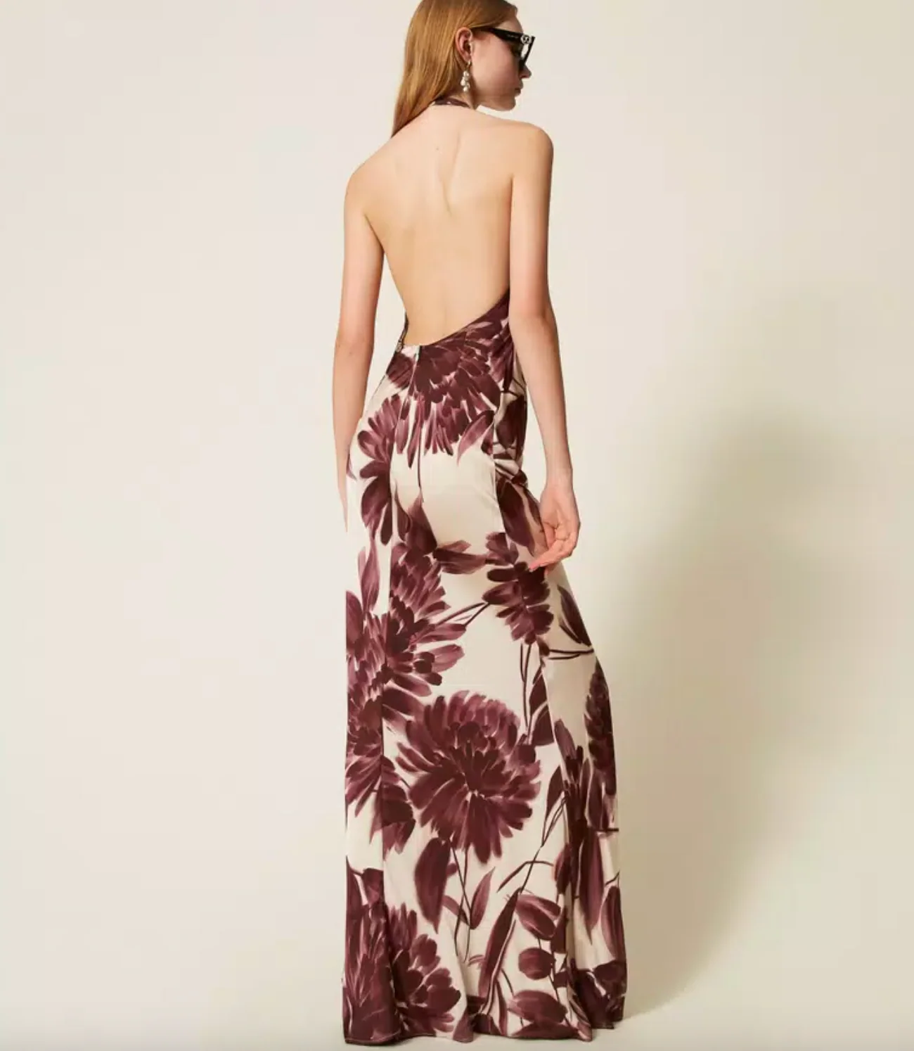 Floral Halter Gown - Image 3