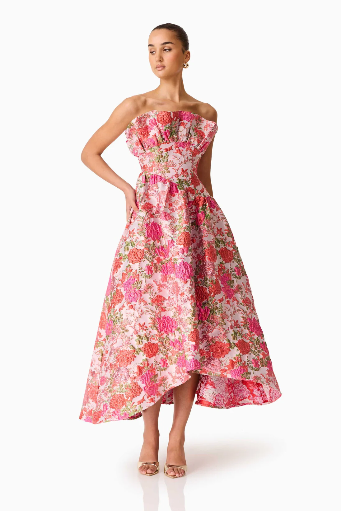 Floralie Strapless Gown - Image 3