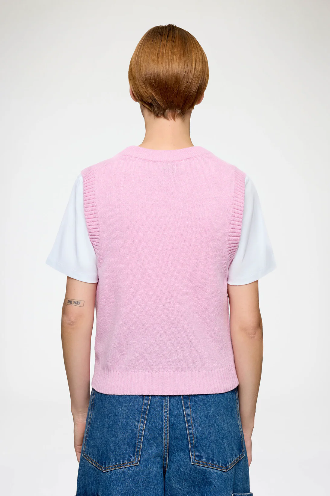Graphic Wool Vest - Image 3