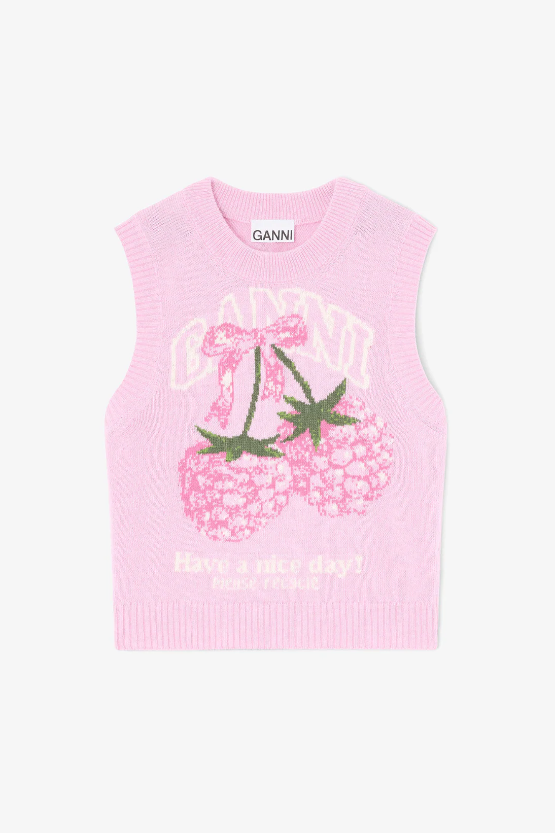 Graphic Wool Vest - Image 4