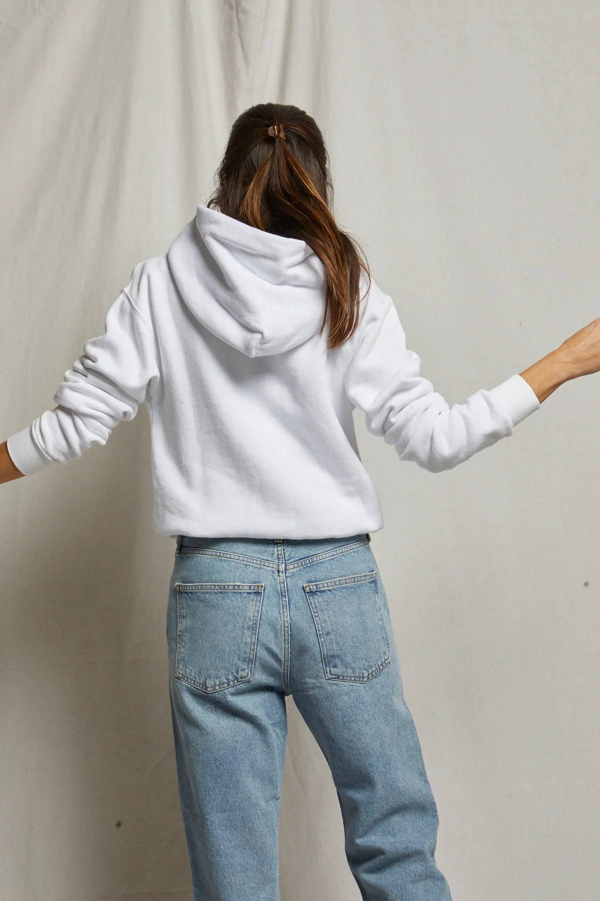 Heart Fleece Pullover Hoodie - Image 3