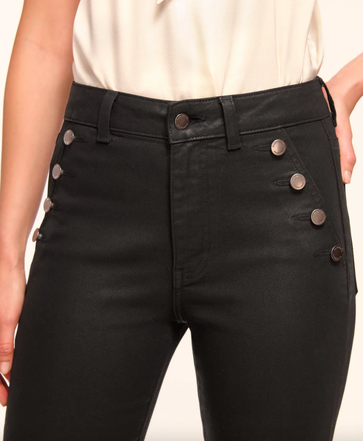 Helena Flare Jean Coated - Image 2