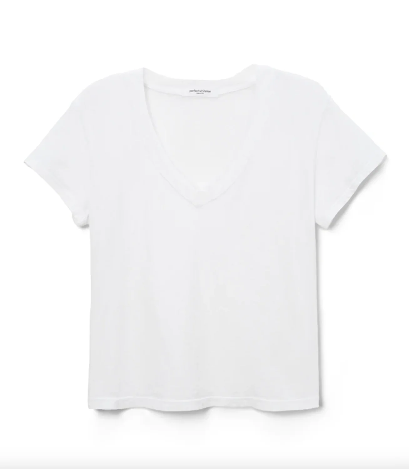 Hendrix Short Sleeve Boxy V-Neck - Image 6