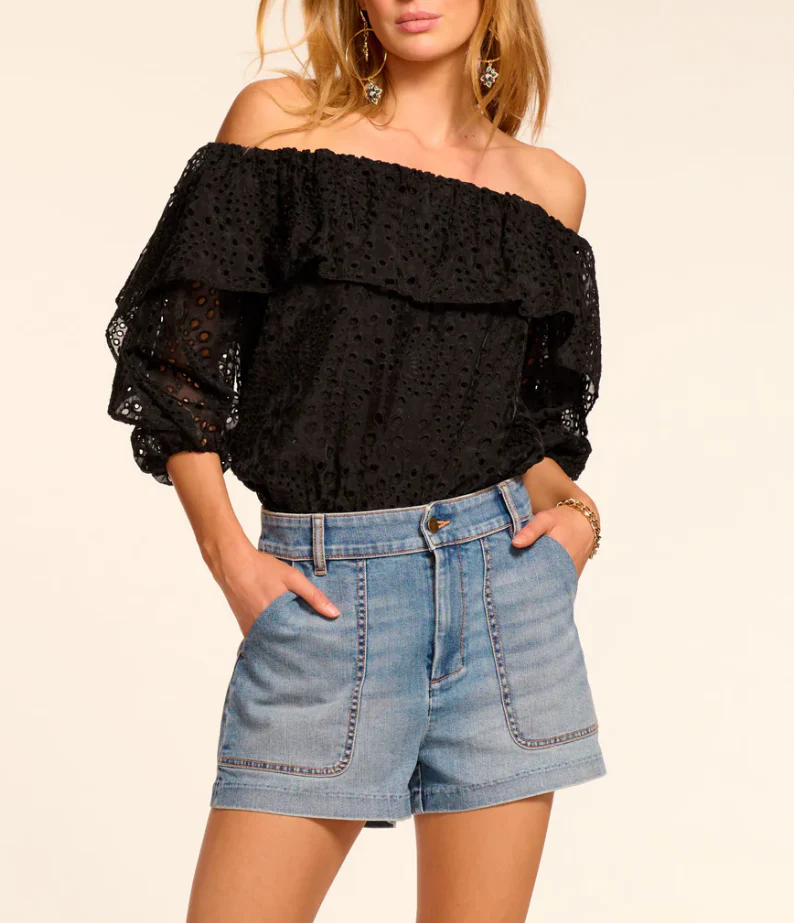 Hilary Short in Denim - Image 5