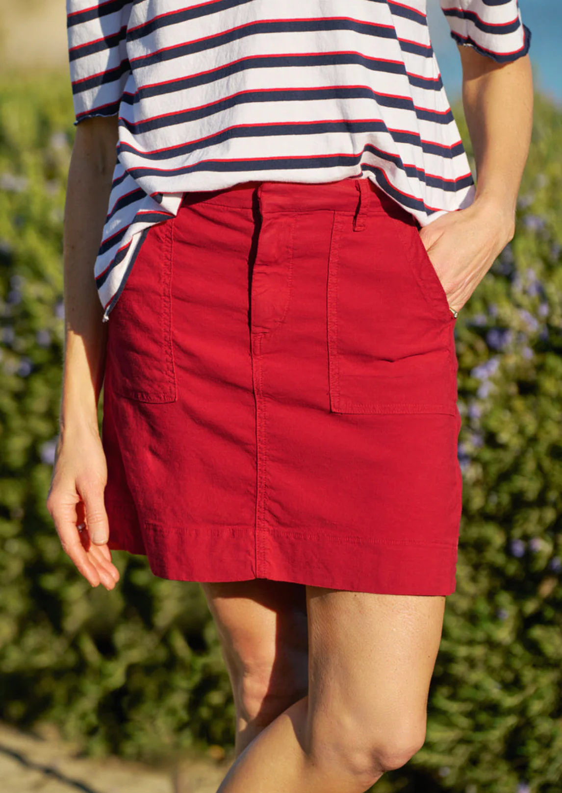 Jameson Skirt in Linen - Image 3