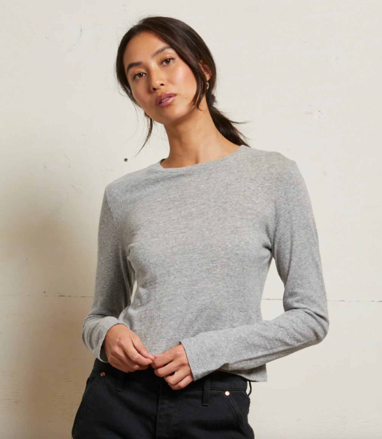 Jamie Recycled Cotton Long Sleeve - Image 3
