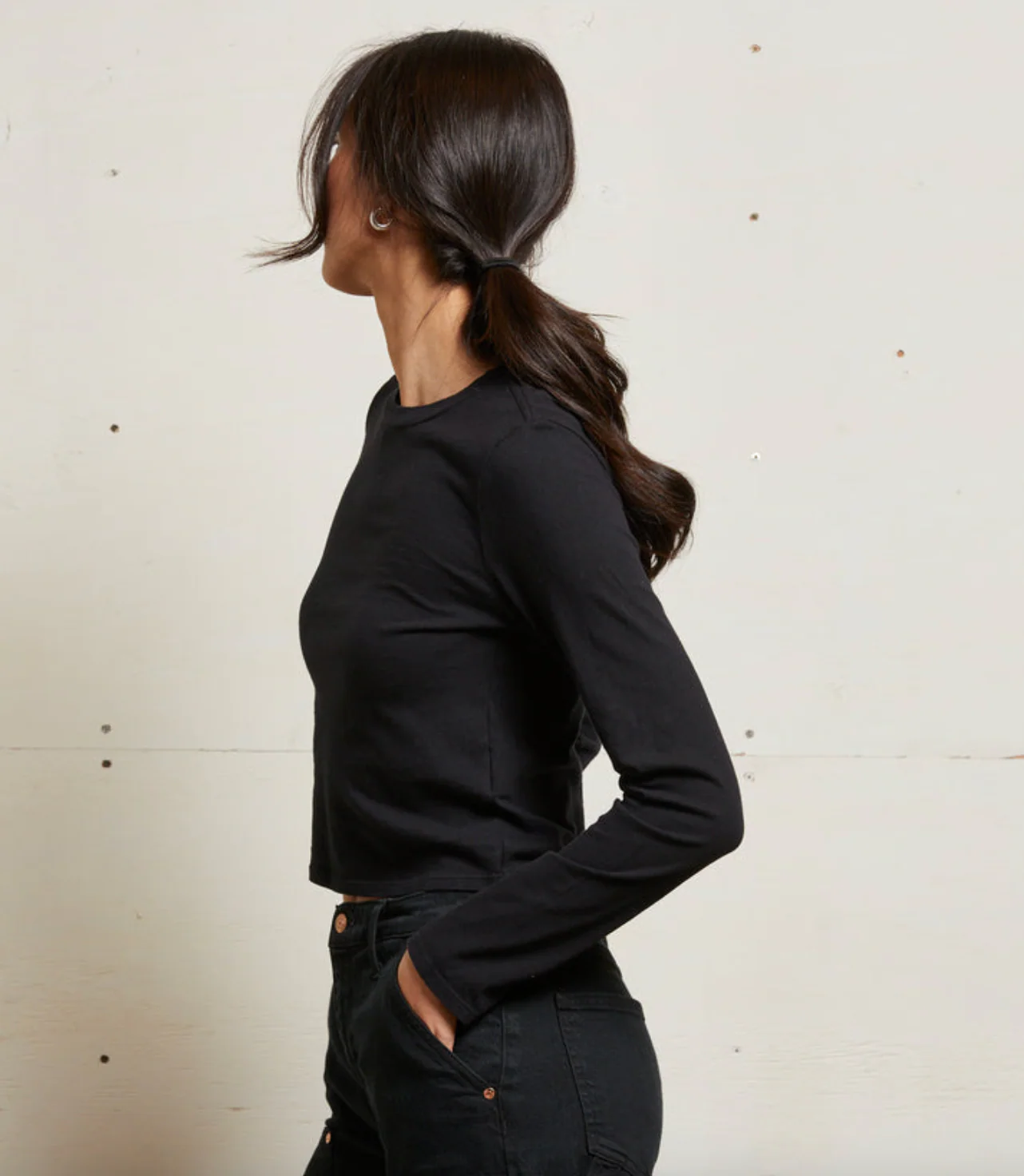 Jamie Recycled Cotton Long Sleeve - Image 4
