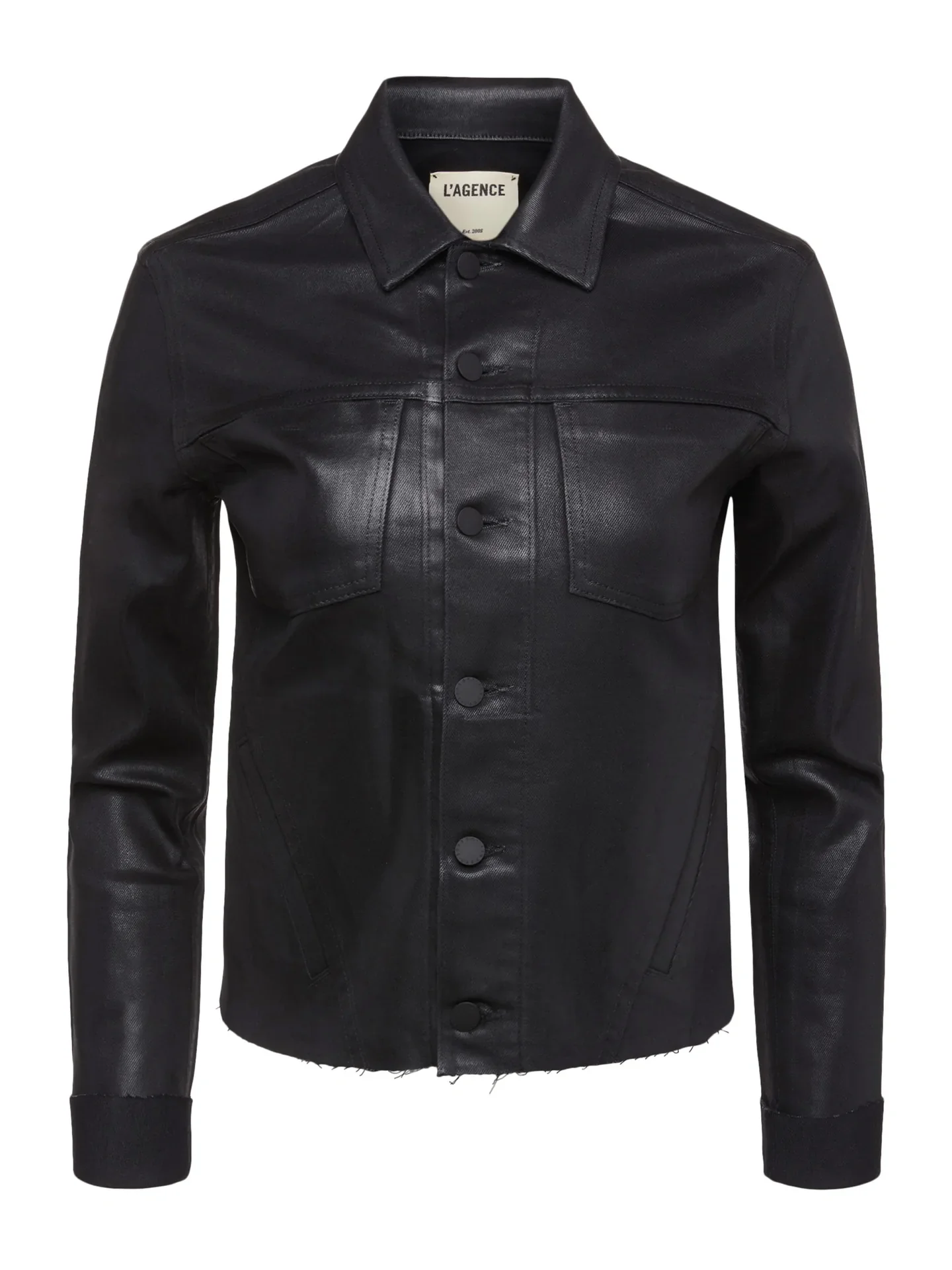 Janelle Slim Coated Jacket - Image 3