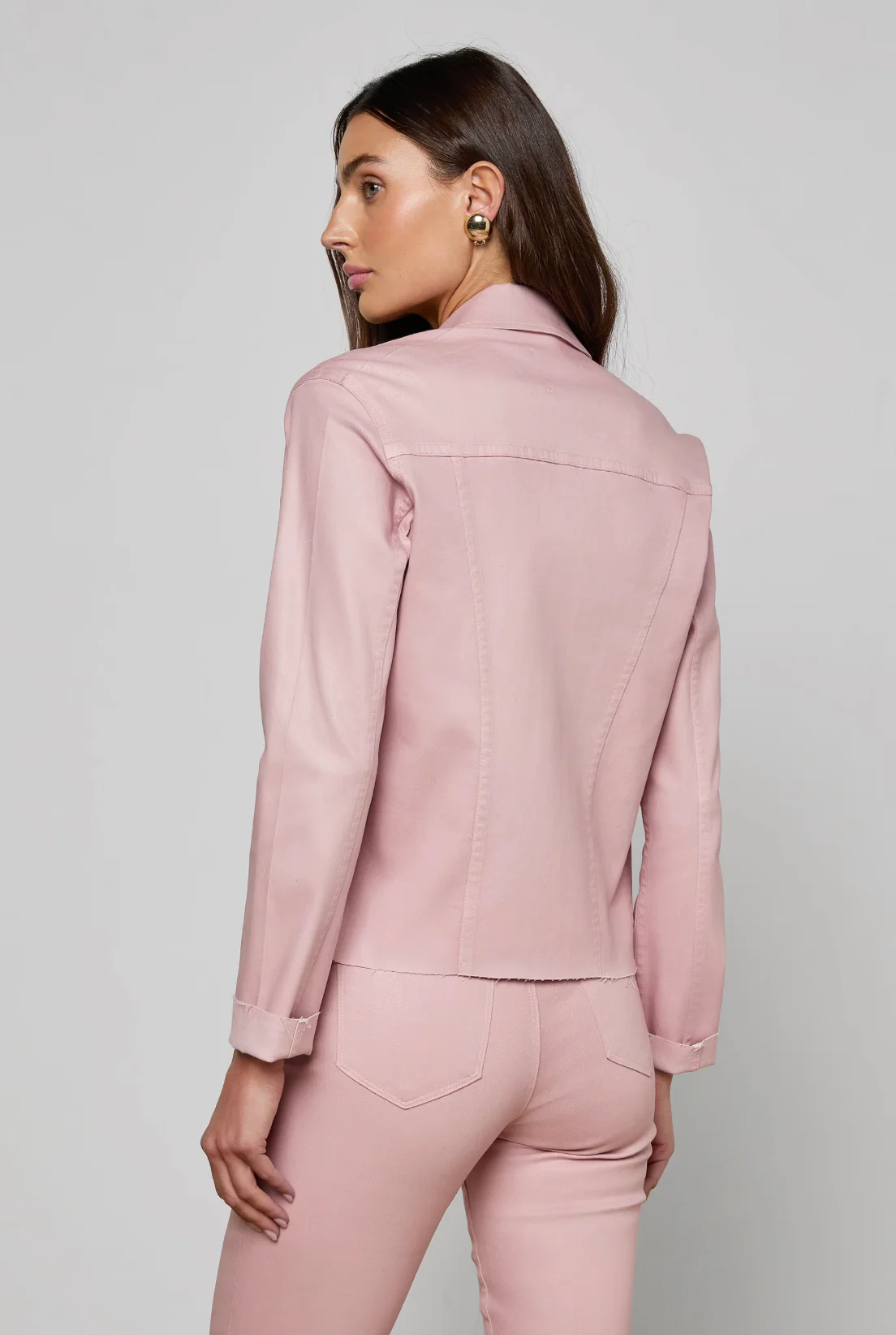 Janelle Slim Coated Jacket - Image 6