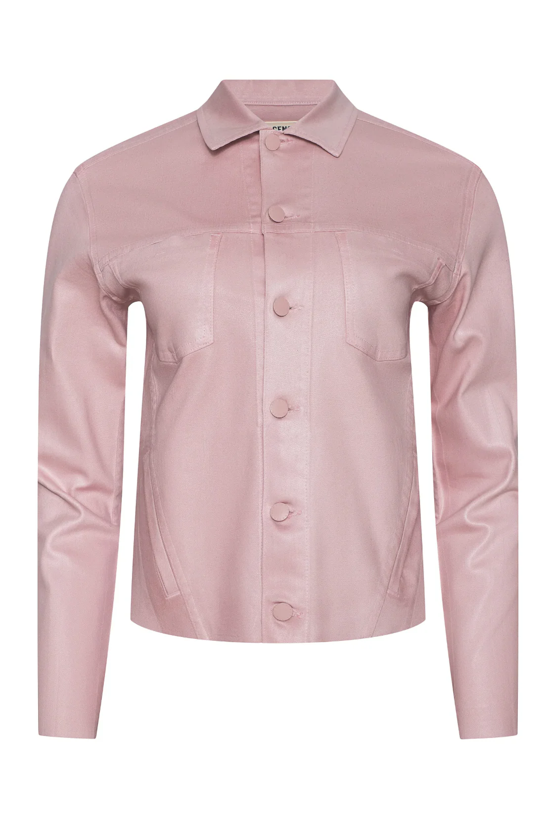 Janelle Slim Coated Jacket - Image 7