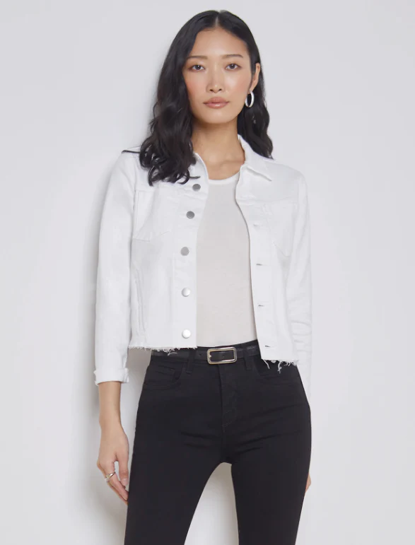 Janelle Slim Raw Jacket - Image 3