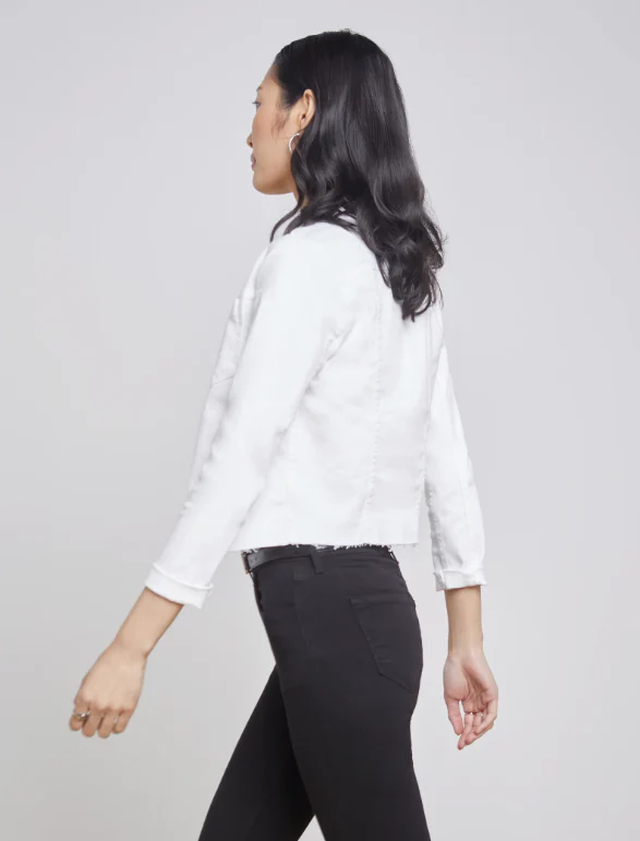 Janelle Slim Raw Jacket - Image 4