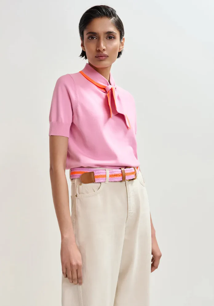 Jonda Contrast Colour Polo - Image 4