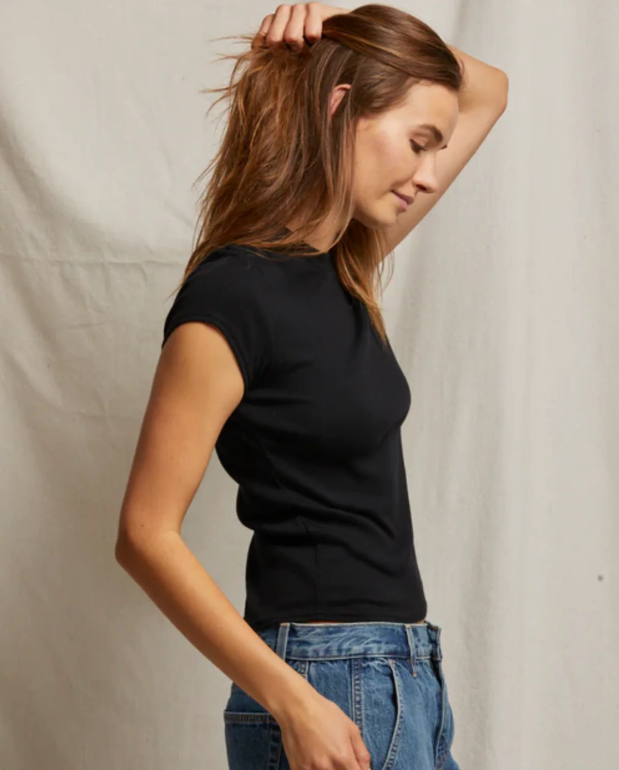 Jude Ribbed Baby Tee - Image 4