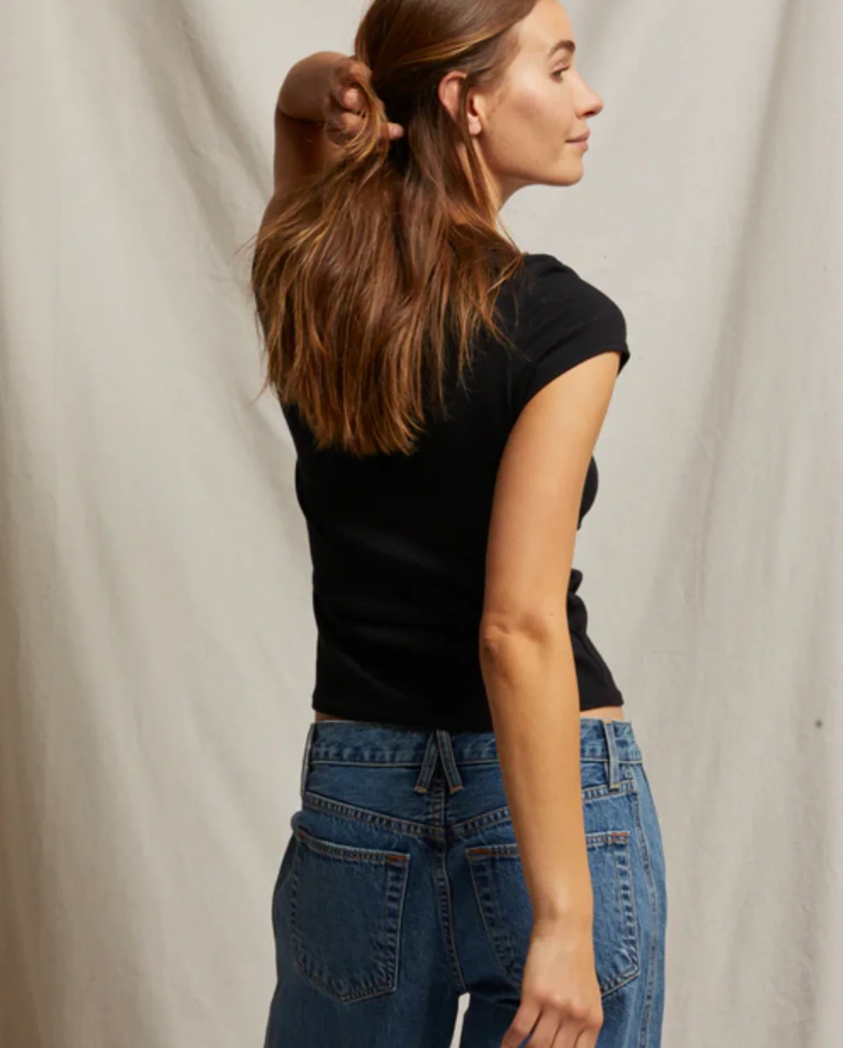 Jude Ribbed Baby Tee - Image 6