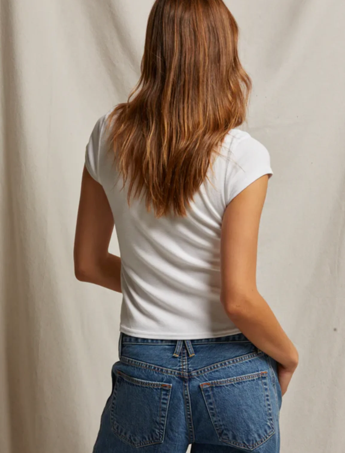 Jude Ribbed Baby Tee - Image 8