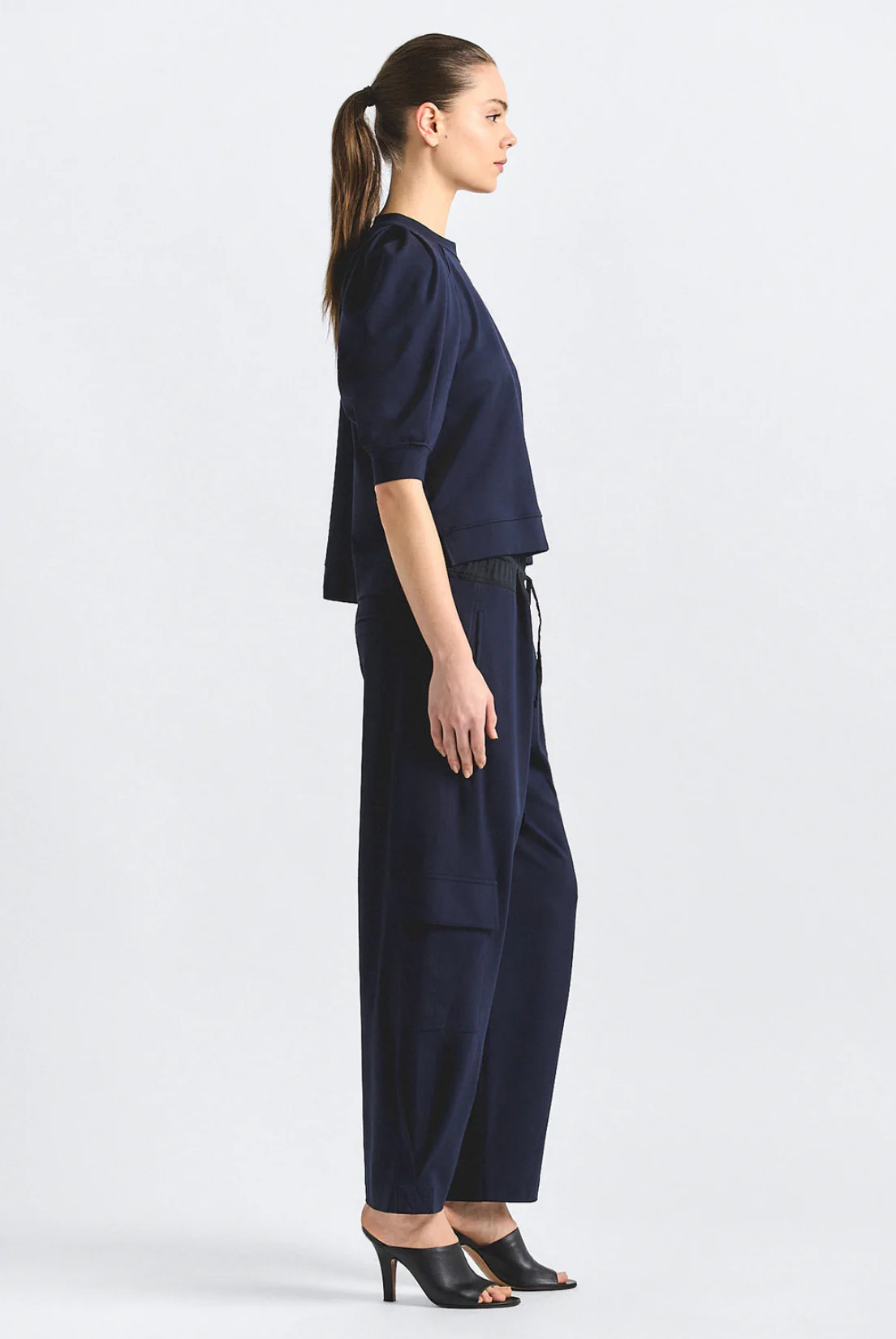 Kamaria Double Jersey Pull On Cargo Pant - Image 3