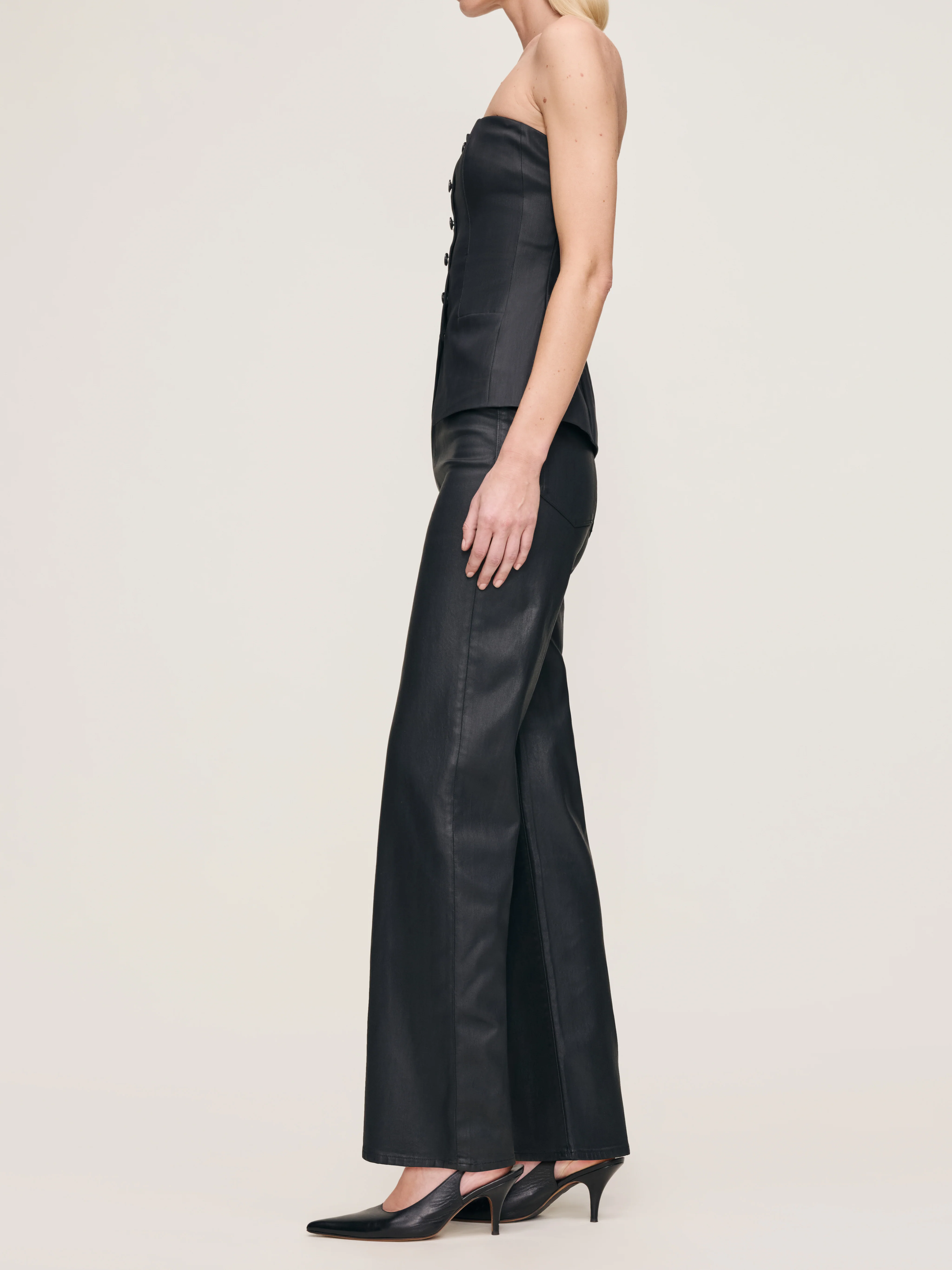 Karmine Refined Wide Leg Coated 31" - Image 3